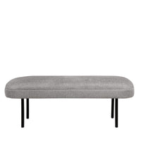 Banqueta MARSELLA de 120 cm con patas metálicas