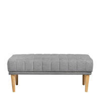 Banqueta BARI de 100 cm con patas de madera