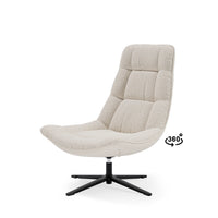 Butaca PARMA giratoria y acolchada, de 83 cm de ancho