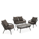 Conjunto SALONICA Sofá + 2 Sillones + Mesa Centro | MB Mobles