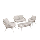 Conjunto SALONICA Sofá + 2 Sillones + Mesa Centro | MB Mobles