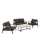 Conjunto MUSCAT Sofá + 2 Sillones + Mesa Centro | MB Mobles