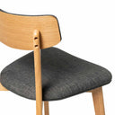 Silla ANAIS Madera Tapizada | MB Mobles