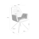 Silla CARLYN Tapizada | MB Mobles