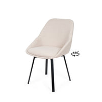 Silla AMELIE Giratoria de Asiento Bajo
