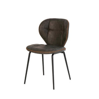Silla DAFNE de Polipiel Acolchada