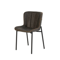 Silla MAYKA de Polipiel con Costura Central