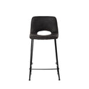 Taburete ALFIE Bajo Efecto Cuero | MB Mobles