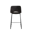 Taburete ALFIE Bajo Efecto Cuero | MB Mobles