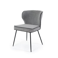 Silla MAYRA Tapizada con Ribete en Contraste