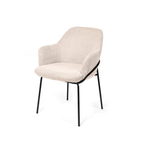 Silla ABIGAIL Tapizada con Brazos