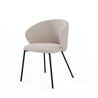 Silla MERIDA con Brazos, Respaldo Bajo