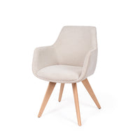 Silla SHARON con Brazos y Patas de Madera