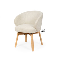 Silla VIRGINIA Giratoria con Patas de Haya