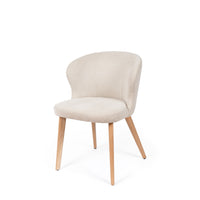 Silla TANYA de Asiento Redondo y Patas de Madera