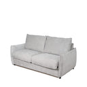 Sofá cama KEIKO, en gris, vista de tres cuartos
