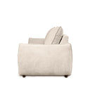 Sofá cama KEIKO, en beige, vista lateral
