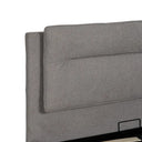 Cama canapé abatible OLMO en gris, vista en perspectiva