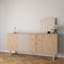 Aparador MILLAY 180cm 3P3C | MB Mobles