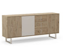 Aparador MILLAY 180cm 3P3C | MB Mobles