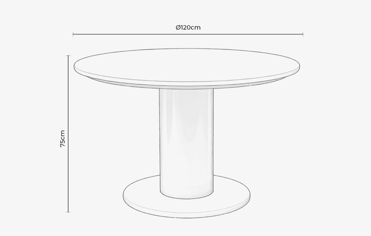 Medidas de Mesa ETHEL