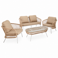 Conjunto ODESA Sofá + 2 Sillones + Mesa Centro