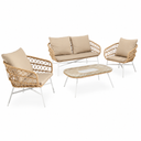 Conjunto PERUGIA Sofá + 2 Sillones + Mesa Centro | MB Mobles