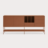 Aparador PLATT de 220 cm con 2 puertas y 4 cajones – Teulat