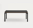 Mesa Rectangular Negra Nicola 140 / 180 cm | MB Mobles