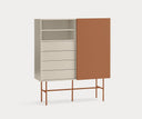 Mueble Auxiliar NUBE 1P4C | MB Mobles