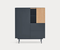 Mueble auxiliar alto OTTO de 100 cm con 2 puertas y 2 cajones – Teulat
