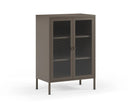 Mueble auxiliar bajo LUNA 2P Cristal | MB Mobles