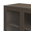 Mueble auxiliar bajo LUNA 2P Cristal | MB Mobles
