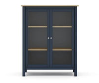 Vitrina MUSGO de 90 cm con 2 puertas de cristal
