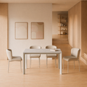 Silla Zoey con pata beige. | MB Mobles