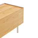 Mueble TV ARISTA de 180 cm con 1 puerta y 2 cajones, en roble – Teulat