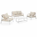 Conjunto MUSCAT Sofá + 2 Sillones + Mesa Centro | MB Mobles