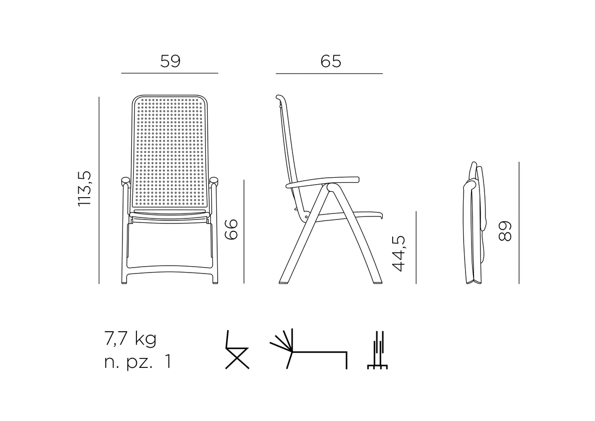 Medidas de Sillón Darsena