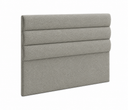 Cabecero MENPHIS en tejido Kido 2, gris