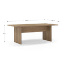 Medidas de la mesa de comedor LOANA: 200 x 100 x 75 cm