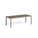 Mesa Tevere LAM 147 extensible en tortora, vista en perspectiva – Nardi