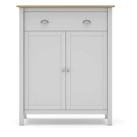 Mueble auxiliar alto MUSGO de 90 cm con 2 puertas y 1 cajón