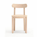 Silla NARA, en natural claro, vista de frente – Teulat