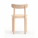 Silla NARA, en natural claro, vista trasera – Teulat