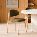 Silla de comedor WANDA con tela antimanchas