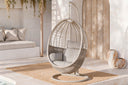 Sillón Colgante HANNOVER, en beige, en un salón