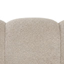 Sofá BRUMA de 3 plazas, en beige, detalle del tejido