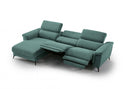 Sofá relax BETA con chaiselongue a la izquierda y el asiento reclinado