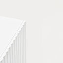 Cómoda DORIC de 100 cm con 2 puertas y 2 cajones, en blanco y crema – Teulat