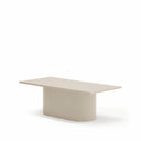 Mesa de centro rectangular TOTEM de 110 cm, en arena – Teulat